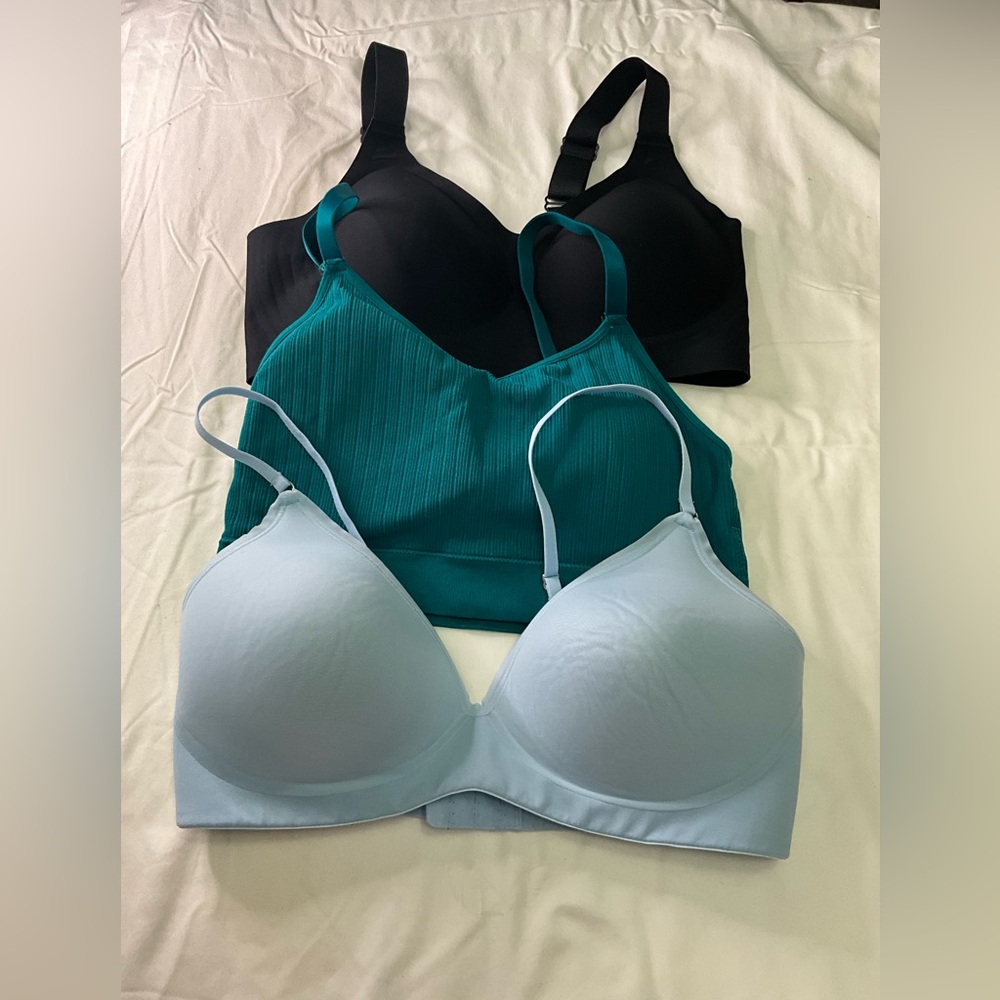 Set of 3 Bras 2 large & 1 36C